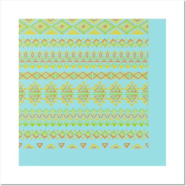 Set of geometric seamless patterns Wall Art by Olga Berlet